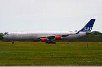 OY-KBA @ EKCH - SAS A340 taxiing to gate - by FerryPNL