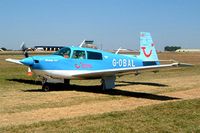 G-OBAL @ EGBP - Mooney M.20J Model 201LM [24-1601] (Britannia Flying Club) Kemble~G 13/07/2003 - by Ray Barber