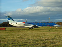 G-RJXD @ EGPH - British midland regional ERJ-145 Arrives at EDI From BRU - by Mike stanners