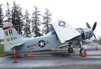 132534 - Douglas EA-1F Skyraider at the Evergreen Aviation & Space Museum, McMinnville OR - by Ingo Warnecke