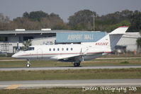 N522EE @ KSRQ - Raytheon Hawker 800 (N522EE) departs Sarasota-Bradenton International Airport enroute to Palm Beach International Airport - by Donten Photography