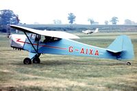 G-AIXA @ EGTH - Taylorcraft Plus D [134] Old Warden~G 30/06/1974. Image taken from a slide.