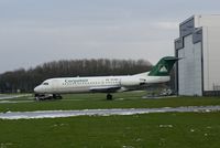YR-KMC @ EHLE - In front of QAPS to get a new livery - by Jan Bekker