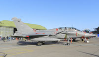 319 @ EGQL - an EC01.007 Rafale in the static display at RAF Leuchars airshow carrying 2x 343gal wing tanks - by Mike stanners