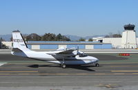 N222LE @ KSMO - Aero Commander taxiing to South East run up area via Taxi-way A. - by COOL LAST SAMURAI