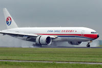 B-2076 @ EHAM - China Cargo Airlines Boeing B777-F6N landing in EHAM/AMS - by Janos Palvoelgyi