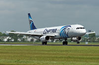 SU-GBV @ EHAM - Egypt Air Airbus A321-231 landing in EHAM/AMS - by Janos Palvoelgyi