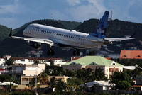N294JB @ SXM - From the Oceanview Pool of the Sonesta Hotel - by Wolfgang Zilske