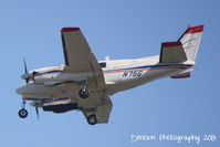 N75G @ KSRQ - Beechcraft King Air 90 (N75G) on approach to Sarasota-Bradenton International Airport - by Donten Photography