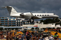 N728LB @ SXM - Over famous Maho Beach - by Wolfgang Zilske