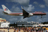 N186AN @ SXM - Over famous Maho Beach - by Wolfgang Zilske