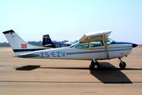ZS-EZV @ FAGC - Cessna 182K Skylane [182-58378] Grand Central~ZS 09/10/2003.Seen here in earlier scheme. - by Ray Barber