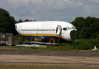 EI-CKQ @ EGHH - Just a fuselage, dumped here. - by Howard J Curtis