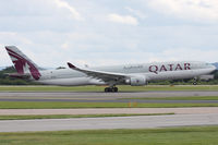 A7-AEF @ EGCC - Caught on departure. - by Howard J Curtis