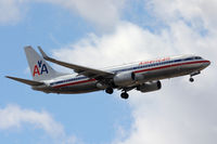 N982AN @ DFW - American Airlines landing at DFW Airport - by Zane Adams