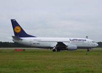 D-ABEA @ EGPH - Lufthansa Boeing 737-300 arrives From Frankfurt - by Mike stanners