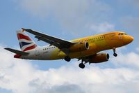 G-EUPC @ EGLL - BA A319 in special Olympic colours - by FerryPNL