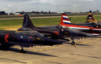 K-3054 - Royal Netherlands Air Force NF-5A Freedom Fighter on the flight-line at the 1981 Intnl Air Tattoo at RAF Greenham Common. - by Peter Nicholson
