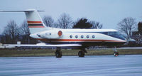 N23M @ LTN - Gulfstream II seen at Luton in January 1977. - by Peter Nicholson