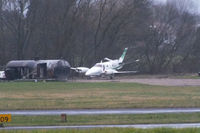 G-IASL @ EGBJ - on the fire dump at Gloucestershire Airport - by Chris Hall