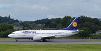 D-ABXU @ EGPH - Lufthansa B737-330 landing runway 24 from FRA - by Mike stanners