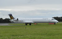D-ACNA @ EGPH - Eurowings CRJ-900 Arrives at EDI From DUS - by Mike stanners