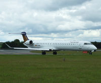 D-ACNQ @ EGPH - eurowings CRJ-900 Arrives at EDI From DUS - by Mike s