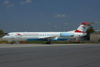 PH-ZFL @ LOWW - Austrian Arrows Fokker 100