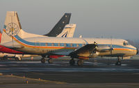 G-SOEI @ EGHH - Emerald Airways. Signs of its former existence with Mount Cook Airways. - by Howard J Curtis