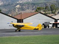 N23266 @ SZP - 1939 Piper J3C-65 CUB, Continental A&C65 65 Hp, taxi off the active - by Doug Robertson