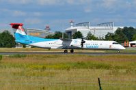 LX-LGA @ EDDF - Luxair Dash 8 ready for take-off - by FerryPNL