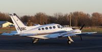 N755BC @ EDU - On tarmac from right rear. - by Reed Maxson