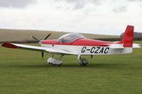 G-CZAC @ EGHA - Privately owned, at the New Year's Day Fly-In. - by Howard J Curtis