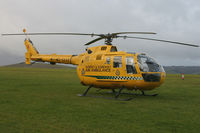 G-NAAB @ EGHA - Dorset and Somerset Air Ambulance, at the New Year's Day Fly-In. - by Howard J Curtis