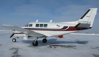 N135BA @ KAXN - Beech 65-80 Queen Air from Bemidji Aviation parked on the ramp. - by Kreg Anderson