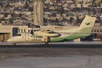 LN-WIR @ ENTC - Wideroe 1991 De Havilland Canada DHC-8-103A, c/n: 273 at Tromso - by Terry Fletcher