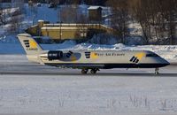 SE-DUY @ ENTC - West Air Europe Canadair CL-600-2B19 Regional Jet CRJ-200LR, c/n: 7023 at Tromso - by Terry Fletcher
