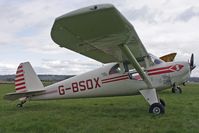 G-BSOX @ EGHS - Privately owned, at the PFA fly-in here. Named 'Bobby Sox'. - by Howard J Curtis