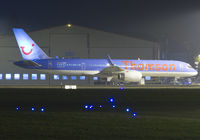 G-OOBP @ EGSH - Sat on a misty stand 5 at EGSH after arriving for spray by Air Livery. - by Matt Varley
