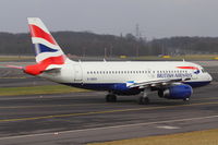 G-DBCA @ EDDL - British Airways, Airbus A319-131, CN: 2098 - by Air-Micha