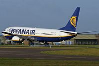 EI-DCI @ EGHH - Ryanair (pre winglets), at the moment of touchdown. - by Howard J Curtis