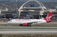 N624VA @ KLAX - Airbus A320