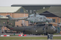 ZD265 @ EGDY - 644/702 NAS, with Sea King HC4 ZF119/WY behind. - by Howard J Curtis