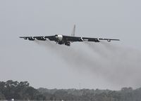 60-0011 @ DAB - B-52H Stratofortress taking off for Coke Zero 400 fly by - by Florida Metal