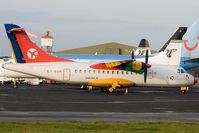 LY-RUM @ EGHH - Danish Air Transport - by Howard J Curtis