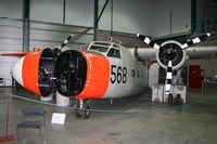 WP313 @ EGDY - Royal Navy, coded 568/CU. In the FAA Museum's Cobham Hall storage and restoration facility. - by Howard J Curtis