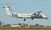 G-JECX @ EGSH - Another FlyBe landing ! - by keithnewsome