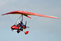 G-BZEL @ EGCB - visitor to Barton - by Chris Hall