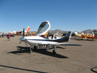 N122LL @ KCGZ - Interesting head rest.  I always thought the Lancair seat backs looked low.  Cactus fly in 2013 - by 65flynn