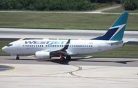 C-GMWJ @ TPA - West Jet 737 - by Florida Metal